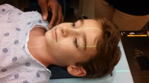 Travis during Simulation Appointment