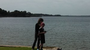 Lynne and Travis Fishing!